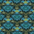 thumbnail image 1 of Ahgly Company Machine Washable Indoor Square Transitional Deep-Sea Green Area Rugs, 8' Square, 1 of 7