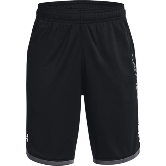 Pantalones cortos Under Armour Stunt 3.0 para niños negro/blanco - Youth M