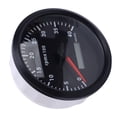 thumbnail image 1 of 110mm 4 3 / 8in Tachometer 7 Color Backlight 4000RPM Gauge with Hour Meter for Truck Trailer RV Boat, 1 of 7