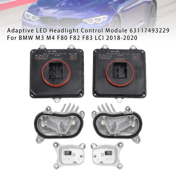 Módulo de control de faros LED adaptativos 63117493229 para BMW M3 M4 F80 F82 F83 LCI 2018-2020