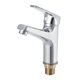 thumbnail image 3 of Grifo profesional de latón para agua fría y caliente, grifo para lavabo de baño, cromado, 3 of 8