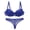 Dark Blue, variant on Lingerie for Women Fashionable Lace Bra Set with Decorative Drill Details for Women Elegant Underwear Ensemble Black 85C