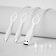 thumbnail image 1 of Juego de fundas protectoras de silicona para cable de datos de teléfono móvil | Protector de cable de carga antidobladuras | Compatible con Android, Apple, Lightning, USB tipo C | Protector de cable, 1 of 6