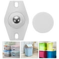 thumbnail image 5 of 4 Pcs Single Bead Universal Wheel Sticky on Casters Storage Bin Wheels Trash Can, 5 of 6