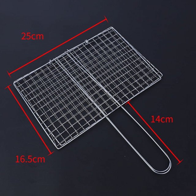 Clip de red para pescado a la parrilla galvanizado, clip de acero inoxidable para pescado a la parrilla, clip para verduras, clip de hierro, clip de red plegable, clip de red para barbacoa
