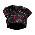 thumbnail image 1 of Thinsony 2 Pieces Tall Chef Hat Waiter Professional Multiple Colors Cook Hats Multifunctional Work Uniform for Bakery Restaurant Home Use Pepper, 1 of 6