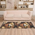 thumbnail image 2 of Yayeee Runner Rug for Bedroom 2'x6' Machine Washable Hallway Non Slip Mat, Gold Flower, 2 of 8