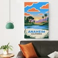 thumbnail image 4 of UENPHN Anaheim California Vintage Travel Posters 08X12inch(20X30cm) Canvas Wall Posters And Art Prints Modern Home Bedroom Decor Posters, 4 of 4