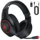 thumbnail image 1 of FONHAID Audífonos para Juegos Audífonos para Juegos Bluetooth con Micrófono Desmontable con Cancelación de Ruido, Batería de 45 H, Negro y Rojo, 1 of 1
