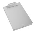 thumbnail image 2 of Portapapeles de almacenamiento Amazon Basics, metal, tres niveles, plateado, 2 of 4