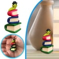thumbnail image 4 of Replio Bookworm Wearing A Hat Resin Handicraft Ornaments Desktop Micro Ornaments Gifts Ideas, 4 of 9