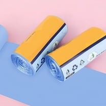 CCOCC 60Pcs Trash Bags 2 Gallon Handle Garbage Bags Trash Can Liners Bathroom Bedroom Office Car Home Waste Plastic Trash Can Liners