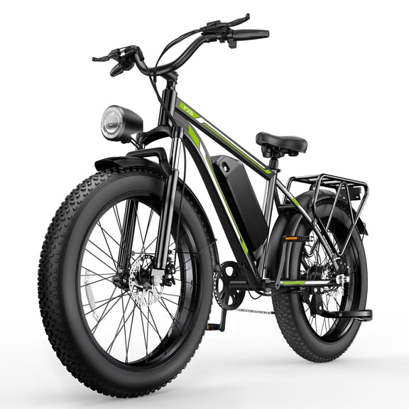 1000W Motor Electric Bike for Adults, 26*4.0 Fat Tire E-Mountain Bicycle,48V/18AH UL2849