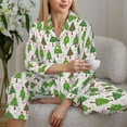 thumbnail image 6 of Naloa Christmas Trees Pajamas for Women Set, Womens Pajama Sets, Lounge Sets for Women, 2pjs for Women-Small, 6 of 7