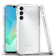 XPM for Samsung Galaxy A57 Phone Case, Clear Colored Shockproof Transparent Hard PC + Rubber TPU Hybrid Bumper Shell Slim Protective Cover for Samsung A57 (Clear)