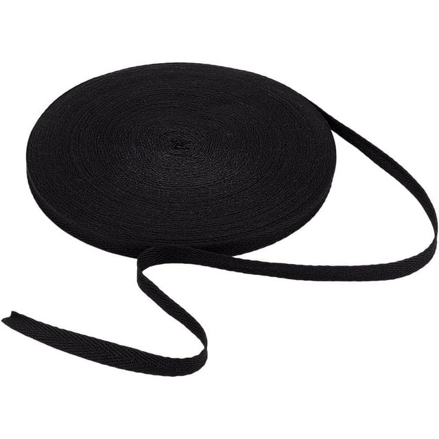 Cinta de sarga de 50 yardas, 1/2 pulgada de ancho, cinta de espiga natural, cinta de algodón, cinta al bies, cinta para costuras de alfombras, ribete para moqueta