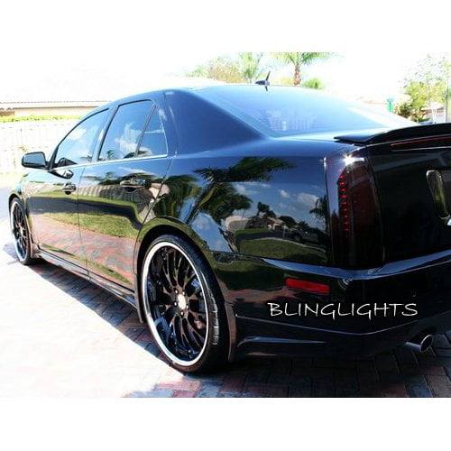 Cadillac Sts Tinted Smoked Protection Overlays Film For Taillamps Taillights Tail Lamps Lights Walmart Com Walmart Com