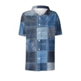 thumbnail image 5 of Women's Tops, Tees & Blouses Petite,Womens Button Down Shirts Short Short Sleeve Summer Cotton V Neck Collared Blouses Casual Plaid Tops, 5 of 6