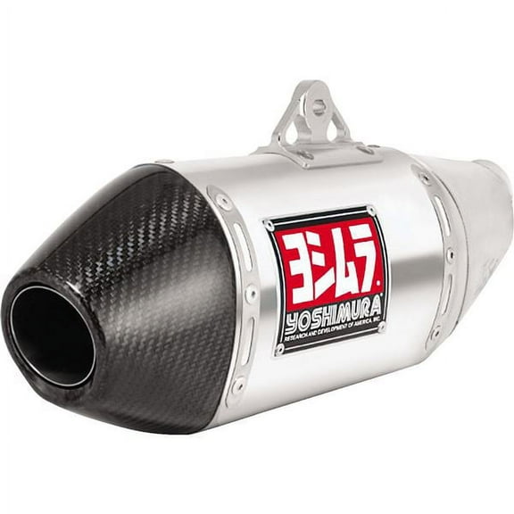 Yoshimura RS-4 Twin Muffler Stainless/Carbon Tip Exhaust System (116600D320)