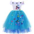 thumbnail image 3 of Disfraz de Mirabel con tul para niña, vestido de princesa con tutú para Halloween, fiesta de carnaval, vestido de madrigal elegante, ropa para niña, 3 of 5