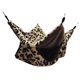 thumbnail image 4 of Jaula para animales pequeños, hamaca colgante, accesorio de jaula, nido de doble capa, litera, hamaca para petauros del azúcar, para que duerman loros negro 34cmx34cm, 4 of 8
