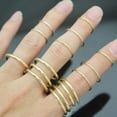 thumbnail image 1 of 16pcs/Set New Stylish Punk Stackable Plain Band Above Knuckle Midi Finger Ring, 1 of 5