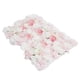 thumbnail image 1 of Paneles de pared de flores artificiales para decoración de bodas y fiestas, soporte para fotos, 60 x 40 cm Rosa + Blanco, 1 of 9