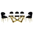 thumbnail image 3 of Mesa de Comedor Kessa Muebles Amli Dorado, 3 of 4