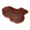 thumbnail image 3 of Reptile Bathing Pool Amphibians Accessories with Ramp Reptile Water Bowl for Tortoise Turtle Hamster Leopard,B, 3 of 5