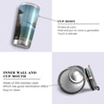 thumbnail image 2 of SKYSONIC Nautical Cat Tumbler Stainless Steel Double Wall Vacuum Reusable Insulated Mug with Straw and Built-in Coaste for Cold and Hot Beverages, 12oz, 2 of 7