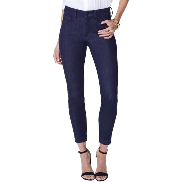 NYDJ Womens Ami Tummy Control Skinny Fit Jeans, Blue, 00P