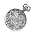 thumbnail image 2 of Charles Hubert Antiqued Floral Design Pocket Watch; for Adults and Teens; for Women and Men, 2 of 4