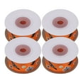thumbnail image 1 of Cinta de Halloween de 4 Uds., 10 yardas, 1 pulgada de ancho, patrón de murciélago de dibujos animados, cinta de Halloween para envolver regalos, decoración de fiesta, 1 of 14