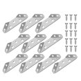 thumbnail image 1 of Minkissy 10 Pcs Connecteurs d'Angle en Acier Inoxydable pour Stabilité, 1 of 7