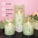 thumbnail image 4 of Velas LED Sin Llama Club de Cristal 3 Columnas de Vidrio con Control Remoto, 4 of 7