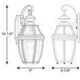 thumbnail image 2 of Progress Lighting New Haven Outdoor Wall Lanterns, 2 of 2