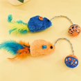 thumbnail image 3 of Soft Cats Toy Noise Making Bells Pet Training Plush Mouse Teaser Toy For Pet Lover And Kitten Exercise Toy, 3 of 12