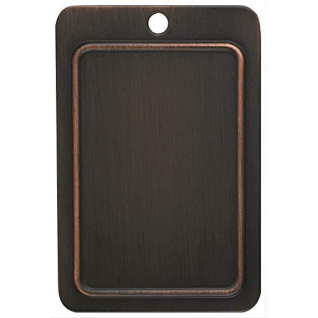 Amerock TENR3429ORB, Oil Rubbed Bronze, TEN3429-ORB Traditional Hinge Self Closing Face Mount, 3/8-Inch Inset, 10-Pack, 10 pack