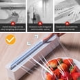 thumbnail image 6 of Magnetic Cling Film Dispenser with Slide Cutter Reusable Wall-mounted Wrap Dispenser for Plastic Wrap Tin Foil Wax Paper, 6 of 7