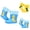 Yellow, variant on Kids Rain Boots with Cartoon Dinosaur Design, Blue Waterproof Boots with 3D Spikes