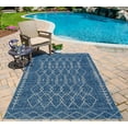 thumbnail image 6 of Novogratz by Momeni VILLAVI-08BLU3B57 Villa Monaco Indoor Rug 3'11" X 5'7" Blue, 6 of 6