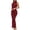 Brick Red, variant on Women’S 2-Piece Sleeveless Bodycon Maxi Dress Set, Leopard Print High Neck Dress With Boned Waist Cincher Corset, Stretchy Soft Polyester Fabric, 2pcs, Sizes S M L XL