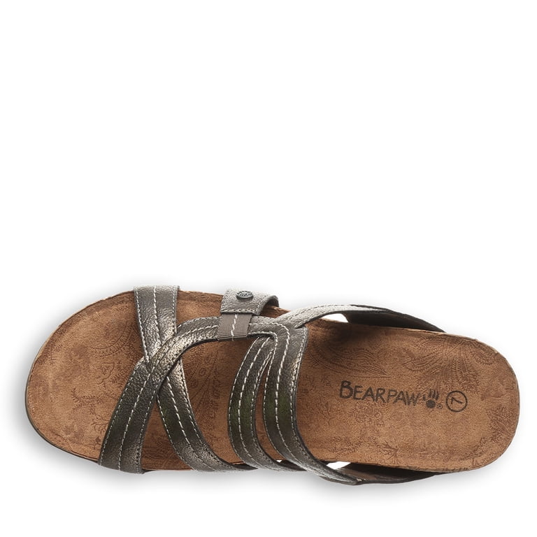 BEARPAW Women's Kyra Slide Sandals - Comfortable & Lightweight In Multiple Colors