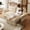 Beige, variant on 81.5 Inch 3-in-1 Convertible Sleeper Sofa Bed, Chenille Fabric Loveseat Pull Out Couch for RV Apartment Living Room Guest Room