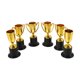 thumbnail image 5 of Trofeo de plástico dorado de 6 piezas de 10 cm para estudiantes, premio deportivo para competiciones (dorado), 5 of 6
