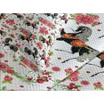 thumbnail image 4 of Ambesonne Horses Quilted Bedspread Set 3 Pcs, Abstract Floral Stallion, Queen Size, Multicolor, 4 of 5
