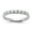 White, variant on Fine Jewelry 14K Yellow Gold 1/2ct. 7 Stone G H I True Light Moissanite Band for Women Size 7