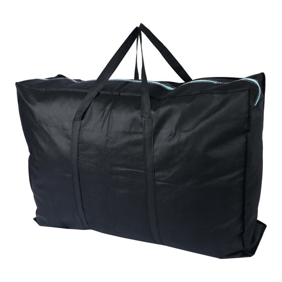 Unique Bargains 1 Pack Clothes Storage Foldable Storage Bags Black 31*22*10in