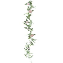 TACILIP Spring Decor, Artificial Rose Vines Silk Flower Artificial Flower Wall Hanging Vines Ceiling Flower Vines Home and Party Decoration Flower Vines, Gifts for Men