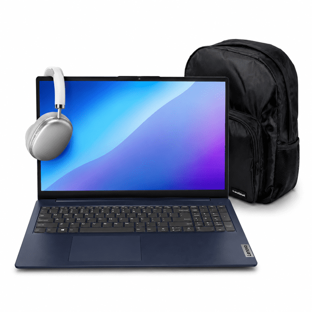 Combo Laptop Lenovo Ideapad Slim 3 15.6' Amd Ryzen 5 7520u 8gb Ram 512gb Ssd Windows 11 Home + Audifonos Bluetooth y Mochila